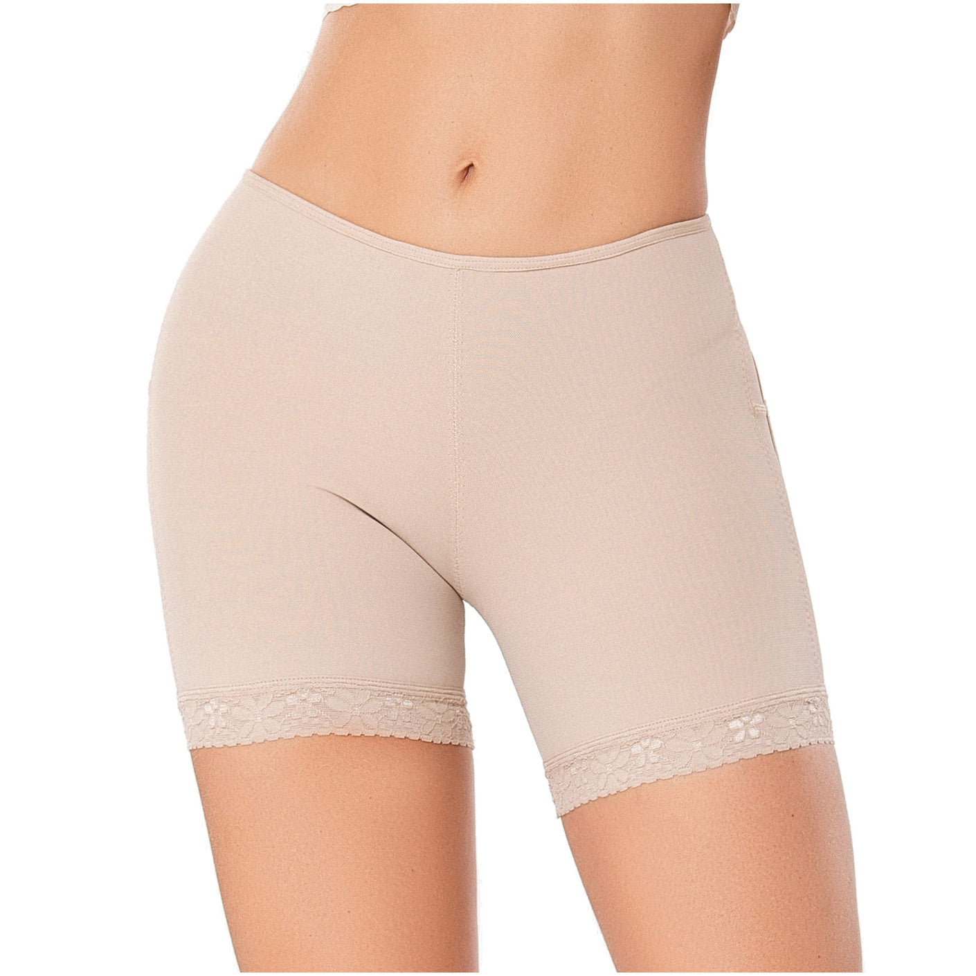 Seamless Butt-Lifting Shaper Shorts – Mid-Thigh Extra Firm Shapewear for Women