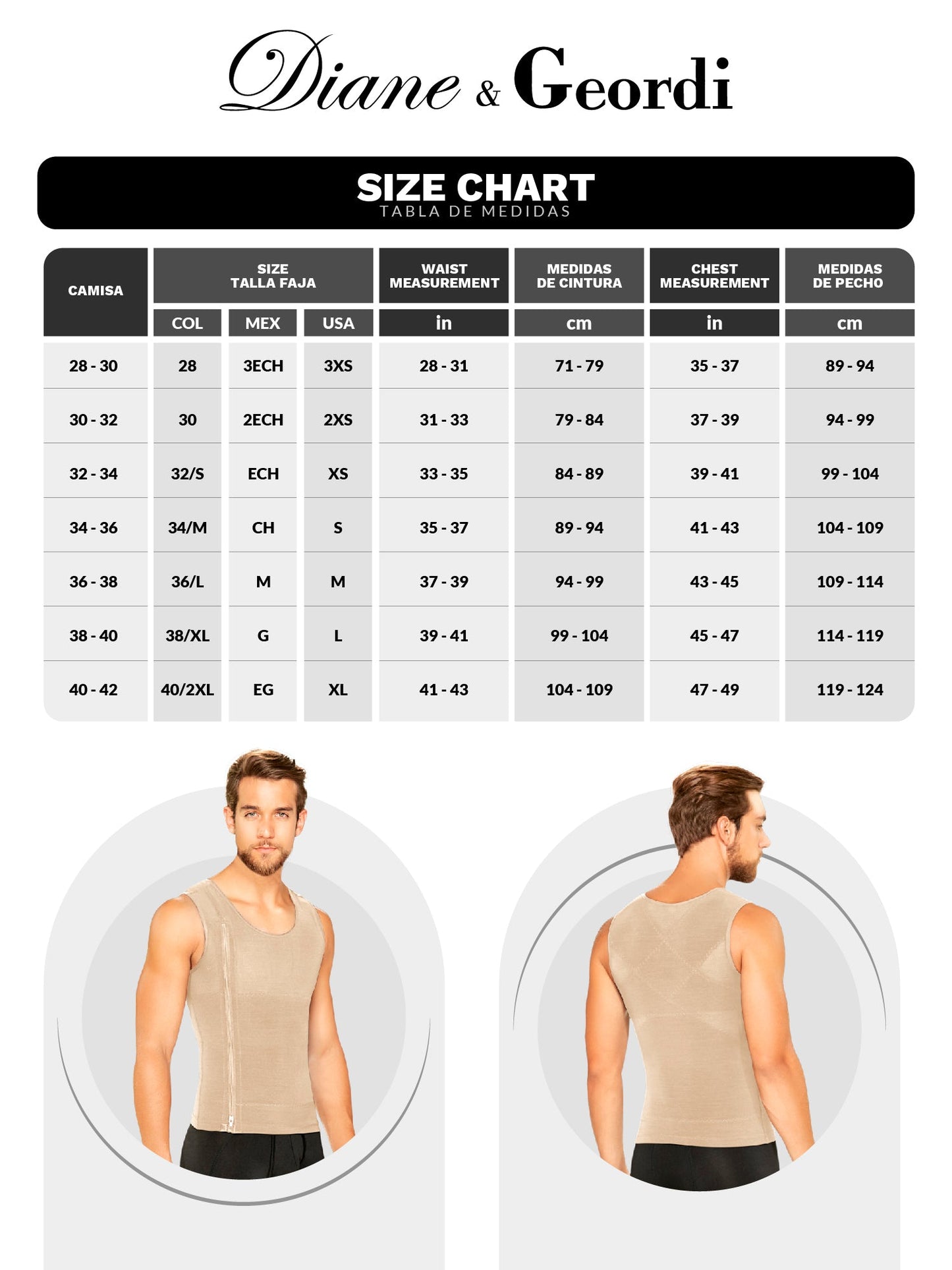 Men's Posture Corrector Body Shaper Vest | Triconet