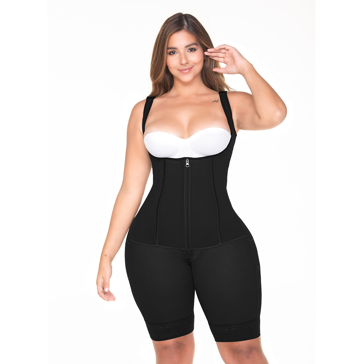Fajas Colombianas Tummy Control Shapewear – Open Bust Compression