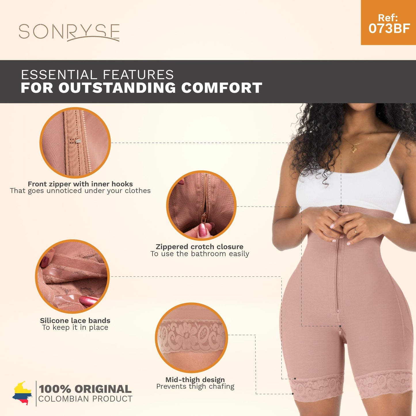 Fajas Colombianas High-Waisted Shapewear Shorts – Butt Lifting | Powernet