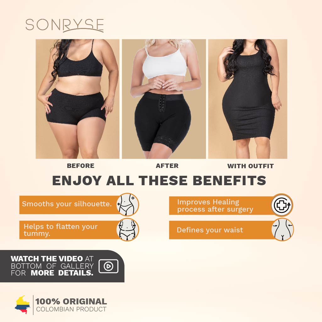 Fajas Colombianas High-Waisted Shapewear Shorts – Butt Lifting | Powernet