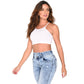 High-Rise Colombian Butt Lifter Skinny Jeans – Sculpting Denim Fit