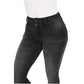 High-Rise Bum Lift Colombian Ripped Skinny Jeans – Prewashed Fit
