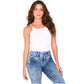 Butt Lifter Skinny Colombian Jeans - High-Waisted Curve Enhancing Fit