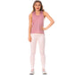 Women's Pink Sleeveless Hooded Tank Top – Lightweight Microfiber, Breathable & Stylish