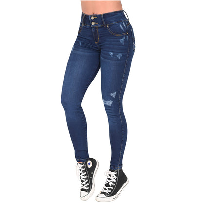 Colombian Skinny Jeans - Butt-Lifting, High-Waisted Sculpting Fit