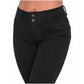 Skinny Butt Lifting Mid-Rise Jeans - Sculpting & Curve-Enhancing Fit