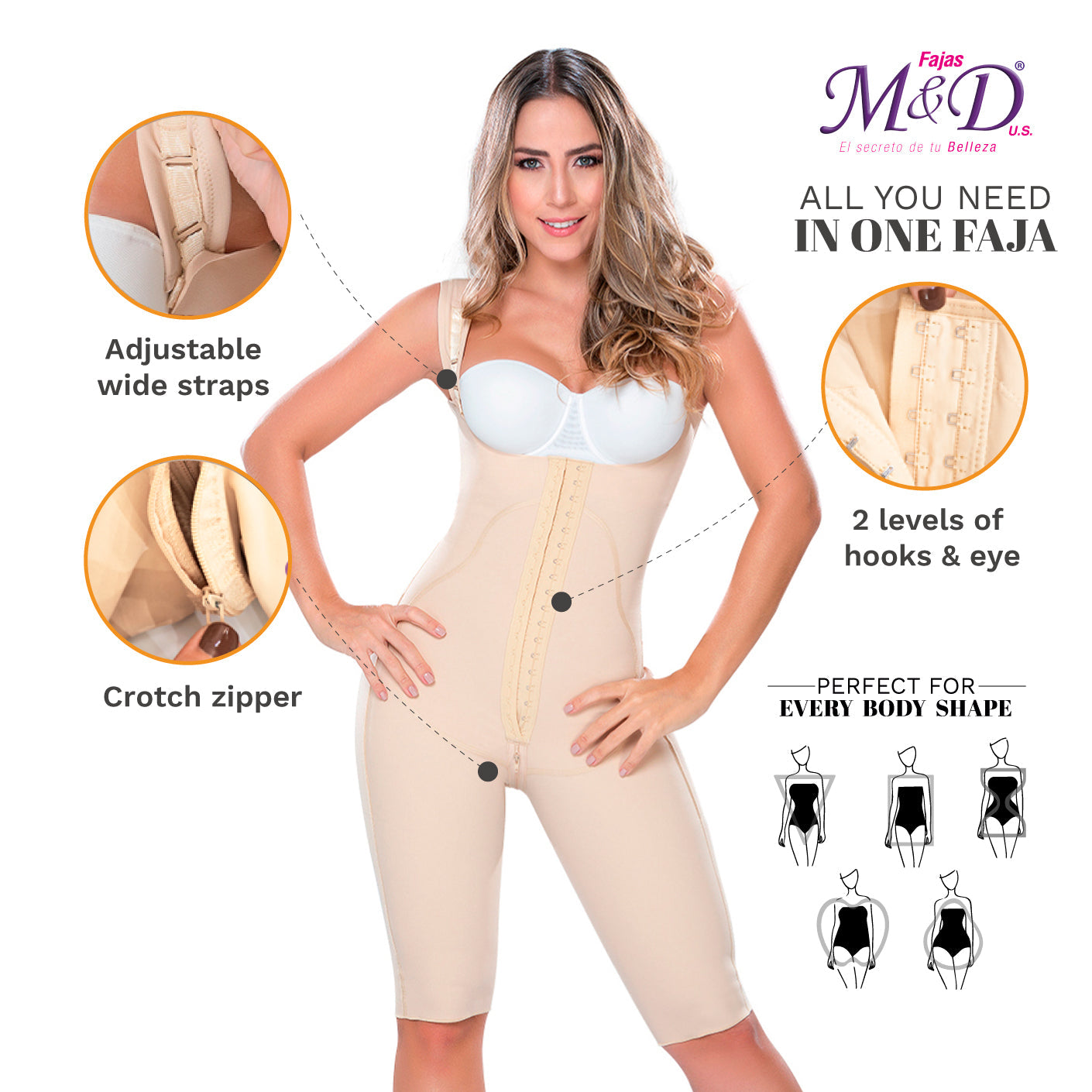 Post-Surgical Full Body Shaper for Women – Compression & Support